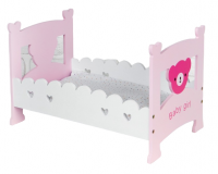 Кровать для кукол Мишка