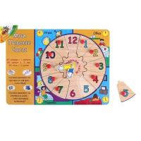 Часы-вкладыш "Мои первые часы"