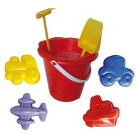 Детский песочный набор формочки транспорт (8 предметов)