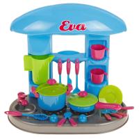 Кухня с набором посуды мини 3