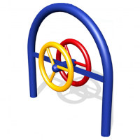 Игровой элемент для детской площадки "Колесо"