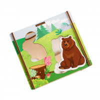 Сортер с плоскими деталями "Животные"