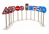 Набор напольный УЧИМ ДОРОЖНЫЕ ЗНАКИ. AR-ТЕХНОЛОГИЯ