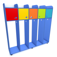 Шкаф для бассейна 5 секций (фанера + покраска)