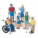 Набор фигурок людей с ограниченными возможностями (6 шт.)