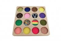 Тактильное лото с планшетом (16 пар)