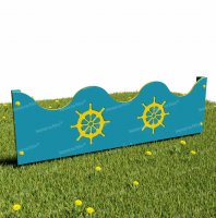 Забор из Экопластика "Штурвал" (Модель2)