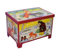 Сундук большой "Лисичка сестричка и Серый волк"