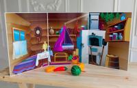 Настольная ширма "Изба"