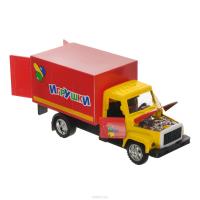 Модель машины ГАЗ 3307 "Игрушки" инерционная (свет+звук)