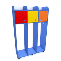 Шкаф для бассейна, 3 секции (ЛДСП влагостойкая)