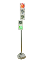 Светофор "Стандарт" раздельного типа пешеходный+транспортный на стойке с основанием