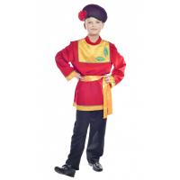Костюм Русский народный танцевальный (красный, мальчик)