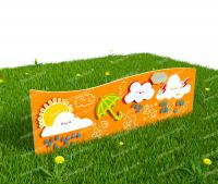 Забор из Экопластика "Погода" (Модель11)