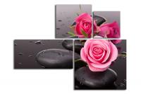 Модульная картина "Капли дождя"