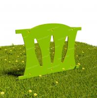 Забор из Экопластика "Листики"