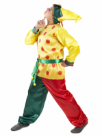 Карнавальный костюм для взрослых Петрушка "Желтый колпак"