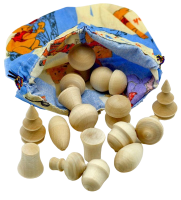 Волшебный мешочек "Лес" (16 деталей) неокрашенные