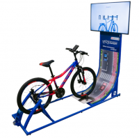 Интерактивный велотренажер "Пилот-1" (Экран с диагональю 106см)