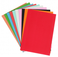 Картон цветной гофрированный