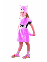 Костюм карнавальный "Кошка розовая"