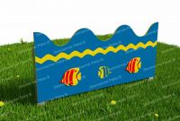 Забор из Экопластика "Подводный мир 3"