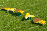 Полоса препятствий «Лисички и белые грибы»