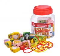 Шнуровка "Животные", 52 элемента