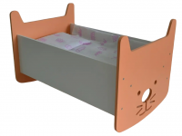 Люлька-кроватка трансформер "Кот"