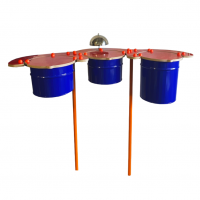 Элемент музыкальной площадки "Ритмика" - барабанная установка (срок изготовления 14 дней)