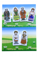 Набор пальчиковых кукол "Семья казаков" 6 шт.