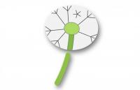 Декорация "Белый Одуванчик" 46х71 см