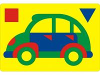 Мозаика мягкая "Машинка"