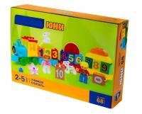 Конструктор "Учимся считать" 68 дет.