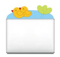 Декорация для магнитной доски "Утки"