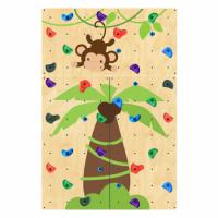 Скалодром настенный "Обезьяна с пальмой"