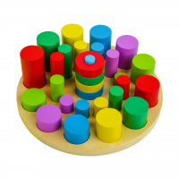 Столбики логические с пирамидкой