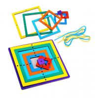 Рамка-вкладыши "Радужная паутинка. Квадрат"