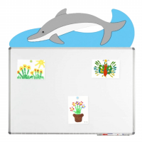 Декорация для магнитной доски "Дельфин"