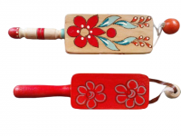 Колотушка с шариком (городецкая роспись)