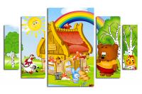 Модульная картина "Русские сказки"