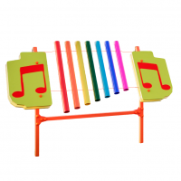 Элемент музыкальной площадки "Веселая лесенка" - металлофон (срок изготовления 14 дней)