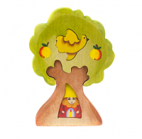 Пазл ГНОМ В ДЕРЕВЕ