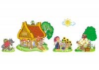 Композиция к сказке "Теремок"