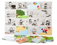 Магнитное развивающее пособие по этике "Строим разноцветный мир"