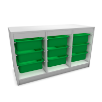 Стеллаж для хранения с ящиками №6