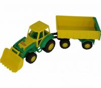 Мастер, трактор с прицепом №1 и ковшом