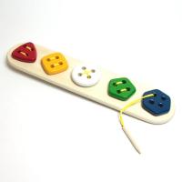 Шнуровка "Пуговицы 5 в ряд" (геометрия)