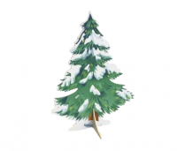 Декорация "Зимняя ель"