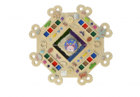 Тактильный диск с декоративными элементами